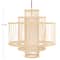 Hello Honey® 19.5" Boho Tiered Bamboo Chandelier